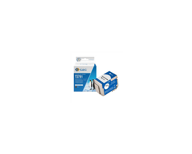 Cartucho de Tinta G&G Compatible para EPSON T2791 (27XXL) NEGRO- REEMPLAZA C13T27914012