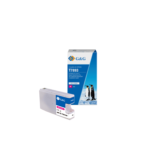 Cartucho de Tinta G&G Compatible para EPSON T7893/T7903/T7913 MAGENTA- REEMPLAZA C13T789340/C13T79034010/C13T79134010