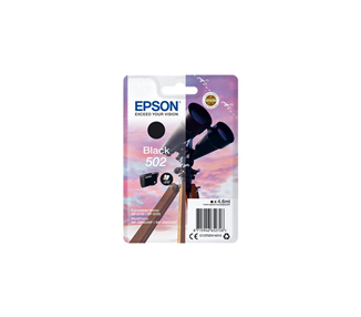 Cartucho de Tinta Original para EPSON 502 NEGRO  - C13T02V14010