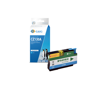 Cartucho de Tinta G&G Compatible para HP 711 CYAN- REEMPLAZA CZ130A