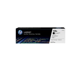 HP CE320A NEGRO PACK DE 2 CARTUCHOS DE TONER ORIGINALES - 128A