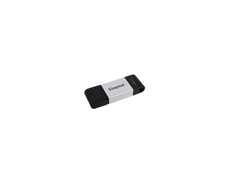 KINGSTON DATATRAVELER 80 MEMORIA USB TIPO C 32GB - USB-C 3.2 GEN 1 - 200 MB/S EN LECTURA - CON TAPA - DISEÑO METALICO (PENDRIVE)