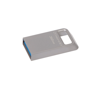 Memoria USB KINGSTON DATATRAVELER MICRO 32GB - USB 3.1 GEN 1 - 100MB/S EN LECTURA - DISEÑO METALICO (Pen Drive)