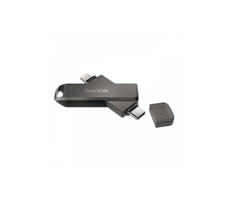Memoria USB SANDISK IXPAND LUXE-C Y LIGHTNING 64GB - COLOR NEGRO (Pen Drive)