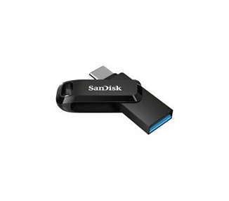 Memoria USB SANDISK ULTRA DUAL DRIVE GO-C Y USB-A 32GB - HASTA 150MB/S DE LECTURA - COLOR NEGRO (Pen Drive)