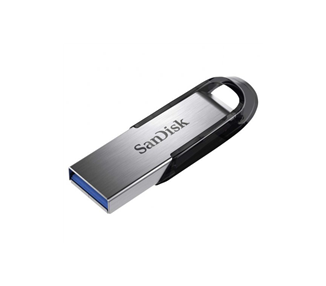Memoria USB SANDISK ULTRA FLAIR 3.0 16GB - HASTA 130MB/S DE TRANSFERENCIA - DISEÑO METALICO - COLOR ACERO/NEGRO (Pen Drive)