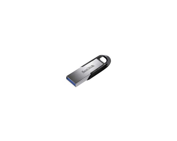 Memoria USB SANDISK ULTRA FLAIR 3.0 16GB - HASTA 130MB/S DE TRANSFERENCIA - DISEÑO METALICO - COLOR ACERO/NEGRO (Pen Drive)