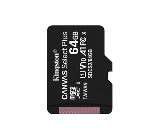 Kingston Tarjeta Micro SDXC 64Gb Clase 10 100Mb/S Canvas Select Plus