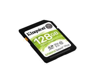 Kingston Tarjeta SDXC 128Gb Uhs-I Clase 10 100Mb/S Canvas Select Plus