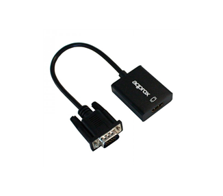 APPROX ADAPTADOR VGA A HDMI CON ENTRADA DE AUDIO