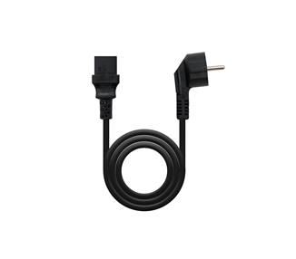 Cable alimentación cpu nanocable 10.22.0110/ schuko macho - c13 hembra/ 10m/ negro