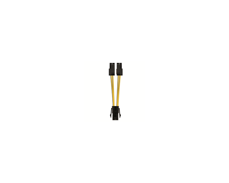 Cable de alimentación microprocesador nanocable 10.19.1401/ molex -4+4 pin macho - molex 4 pin hembra/ 15cm