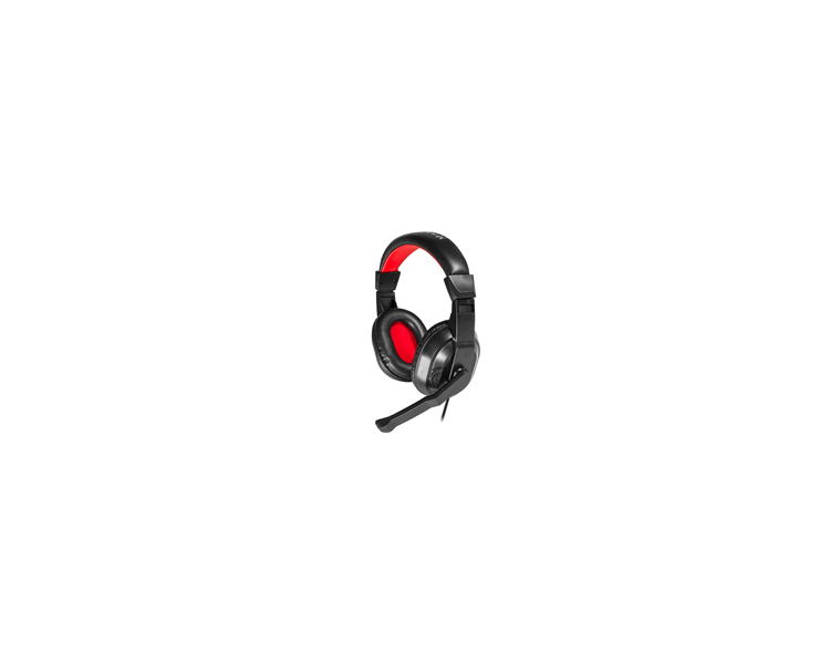 Auriculares gaming con micrófono mars gaming mrh0/ jack 3.5/ rojos