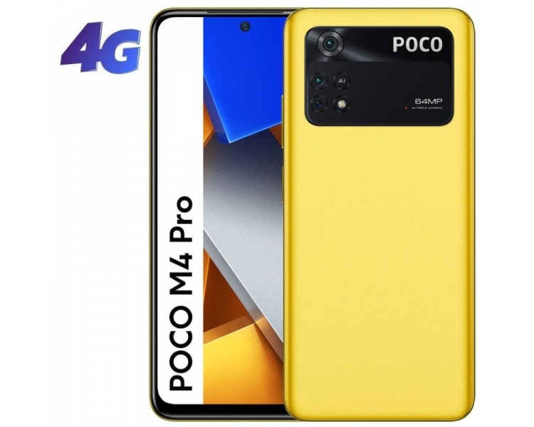 Smartphone xiaomi pocophone m4 pro 6gb/ 128gb/ 6.43'/ amarillo poco