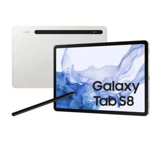 Tablet samsung galaxy tab s8 11'/ 8gb/ 128gb/ octacore/ plata