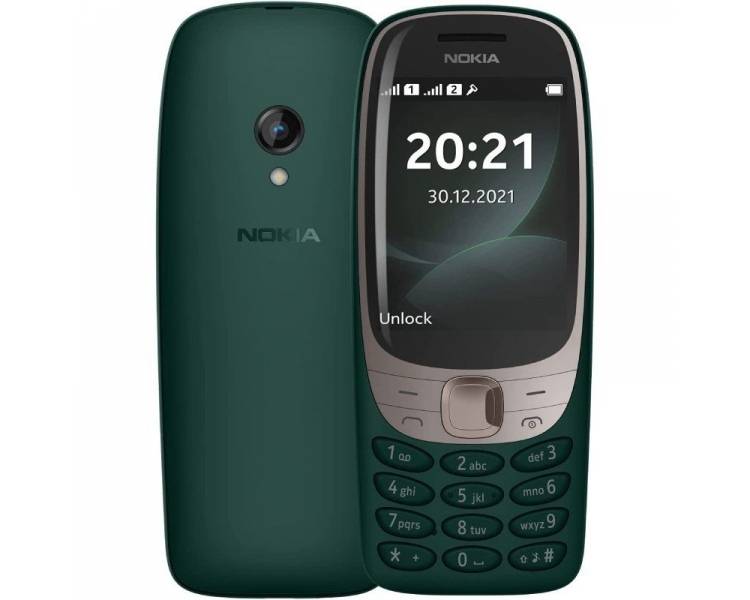 Teléfono móvil nokia 6310 dual sim/ verde oscuro