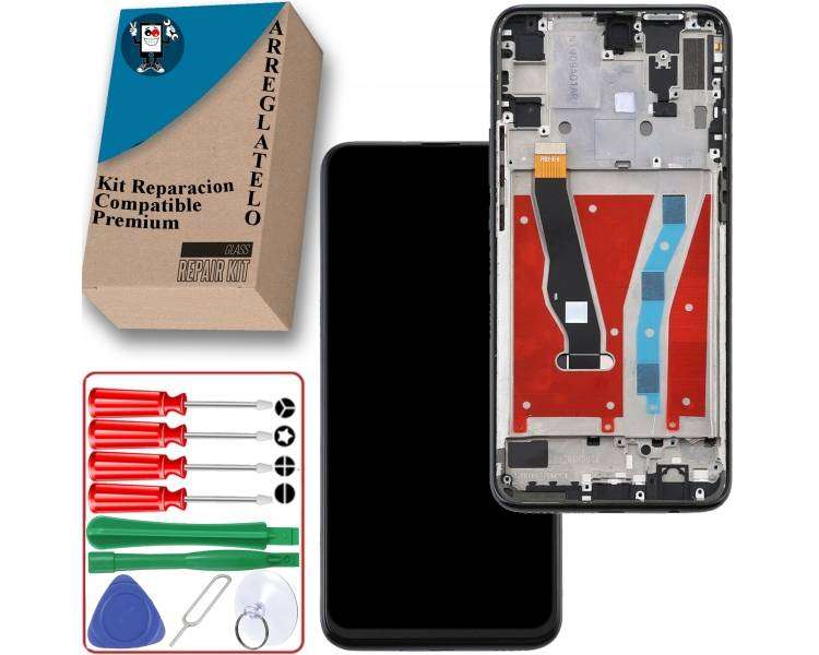 Kit Reparación Pantalla para Huawei P Smart Z STK-LX1 Con Marco iPS Negra