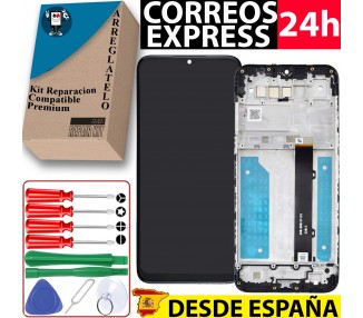 Kit Reparación Pantalla para LG K41S con Marco iPS Negra