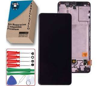 Kit Reparación Pantalla para Samsung Galaxy A41 con Marco TFT Negra