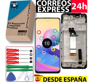 Kit Reparación Pantalla para Xiaomi Redmi Note 10 5G, Poco M3 Pro 5G Negra, TFT