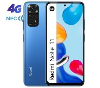 Smartphone xiaomi redmi note 11 nfc 4gb/ 64gb/ 6.43'/ azul ocaso