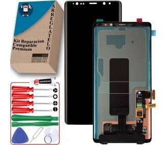 Kit Reparación Pantalla Original para Samsung Galaxy Note 8, Negra
