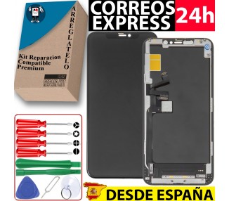 Kit Reparación Pantalla para Apple iPhone 11 Pro Max Negra, Incell