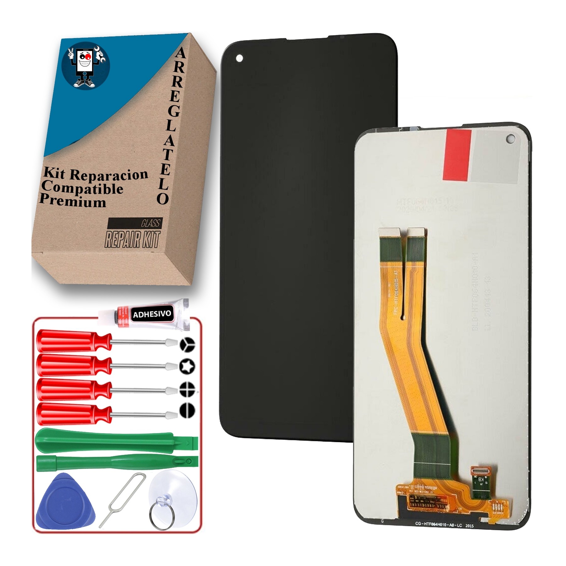 Kit Reparación Pantalla para Samsung Galaxy A11 A115F, Negra