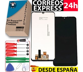 Kit Reparación Pantalla para para LG Q60 , K50 , K12 Prime Negra