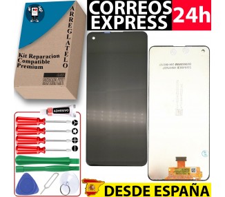 Kit Reparación Pantalla para Samsung Galaxy A21s A217F OEM Negra