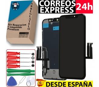 Kit Reparación Pantalla Para iPhone XR, Completa, OEM, Negra
