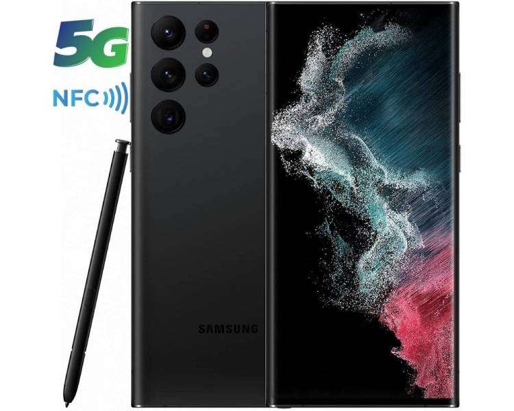 Smartphone samsung galaxy s22 ultra 8gb/ 128gb/ 6.8'/ 5g/ negro