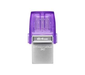 Memoria USB Pen Drive 64GB USB-C 3.2 KINGSTON MICRODUO 3C OTG