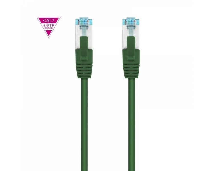 Cable de red rj45 sftp nanocable 10.20.1701-gr cat.7/ 1m/ verde