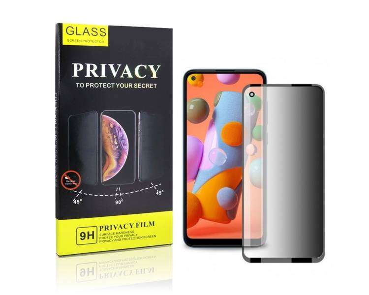 Cristal Templado Privacidad Para Samsung Galaxy A11 Protector Pantalla 5D Curvo