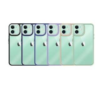 Funda Premium Antigolpe de Silicona para iPhone 11 Borde Camara Aluminio
