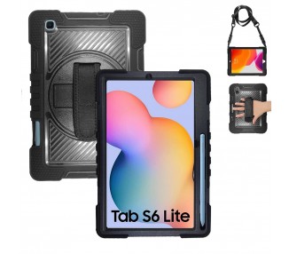 Funda para Samsung Galaxy Tab S7,S8 Con Correa Asa y Ranura de Lapiz Anti-Golpes