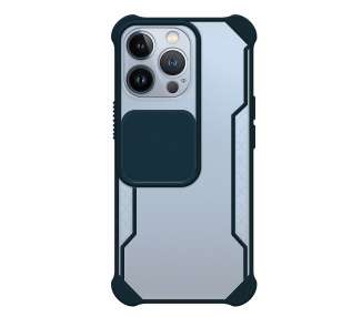Funda Gel Compatible para iPhone 13 Pro Max con cámara Cubierta Deslizante
