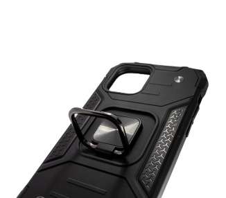 Funda Antigolpe Armor-Case Compatible con iPhone 13 Pro Max Imán Soporte Anilla