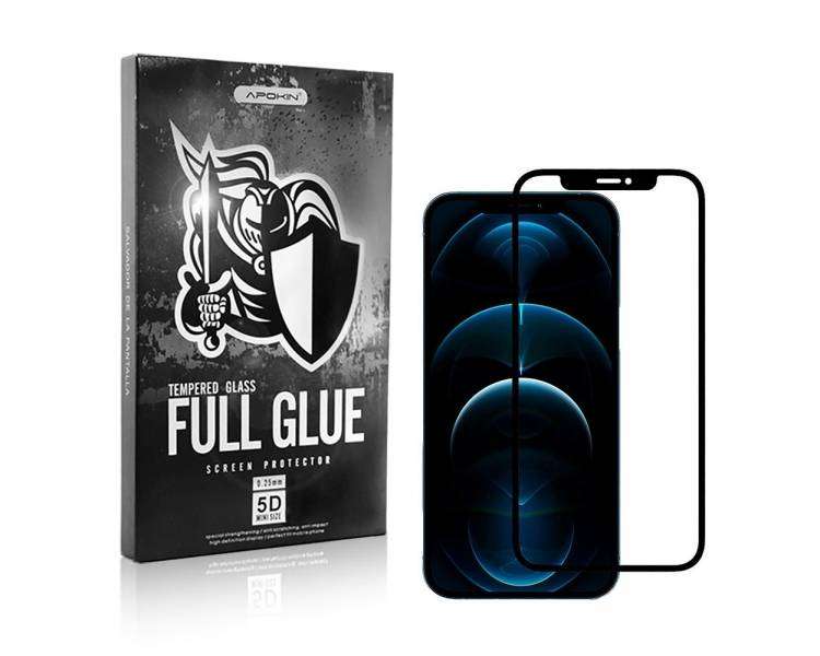 Cristal Templado Full Glue para IPhone 13 Pro Max Protector Pantalla Curvo