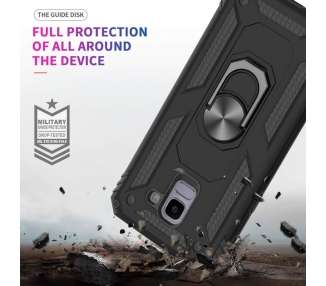 Funda Aluminio Antigolpe para IPhone 13 Pro Max Imán y Soporte de Anilla 360º