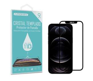 Cristal Templado Full Glue para iPhone 13 , 13 Pro 6.1" Protector Pantalla Curvo
