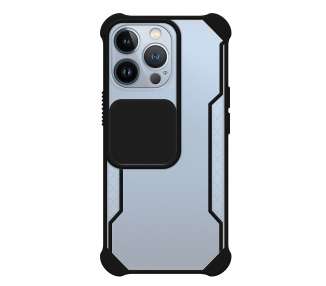 Funda Gel Compatible para iPhone 13 Pro con cámara Cubierta Deslizante