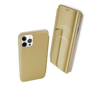 Funda Flip con Stand Compatible para iPhone 13 6.1" Clear View