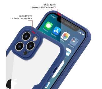 Funda Doble Silicona para Anti-Golpe iPhone 13 Mini Silicona Delantera y Trasera