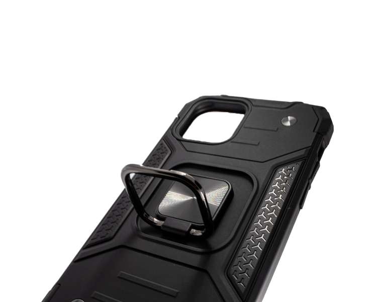 Funda Antigolpe Armor-Case para iPhone 13 Mini con Imán y Soporte de Anilla 360º