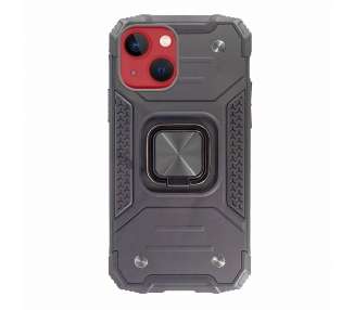 Funda Antigolpe Armor-Case para iPhone 13 Mini con Imán y Soporte de Anilla 360º
