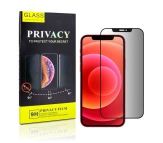 Cristal Templado Privacidad para iPhone 13 Mini 5.4" Protector Pantalla 5D Curvo