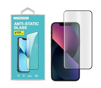 Cristal templado Anti-Estático para iPhone 13 Mini 5.4" Protector Pantalla Curvo