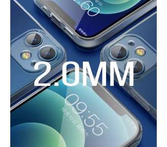 Funda Silicona Compatible con iPhone 13 Mini Transparente 2.0MM Extra Grosor